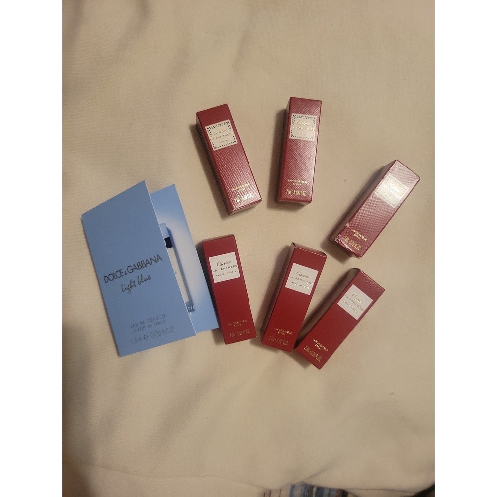 Cartier & Dolce Gabbana Perfume mini sample size NIB